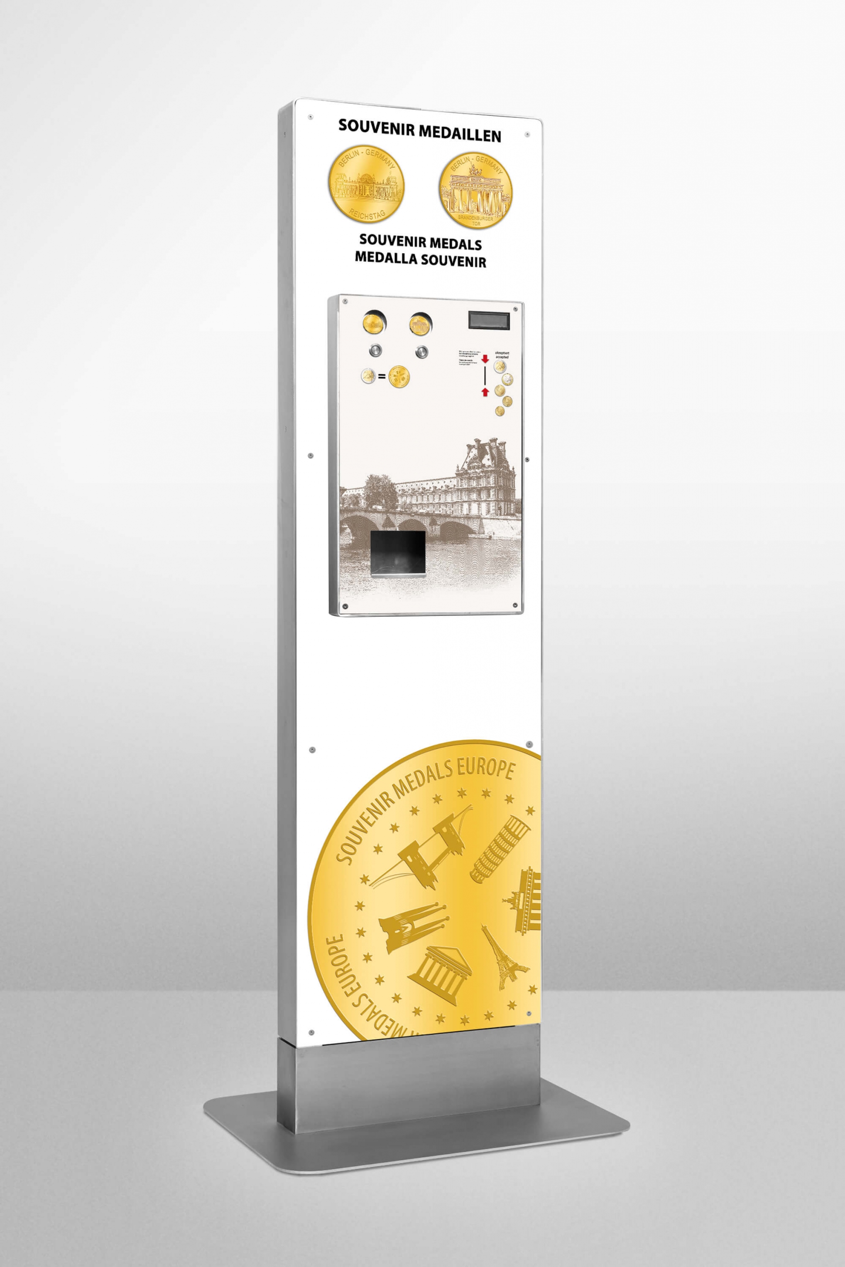 Medaillen-Automat von Penny Press Europe